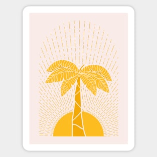 Golden Summer Vibes  - Dominican Republic Fashion Sticker